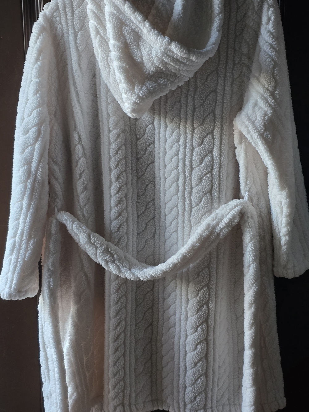 Cuddl Duds Plush Sherpa Top in Soft White